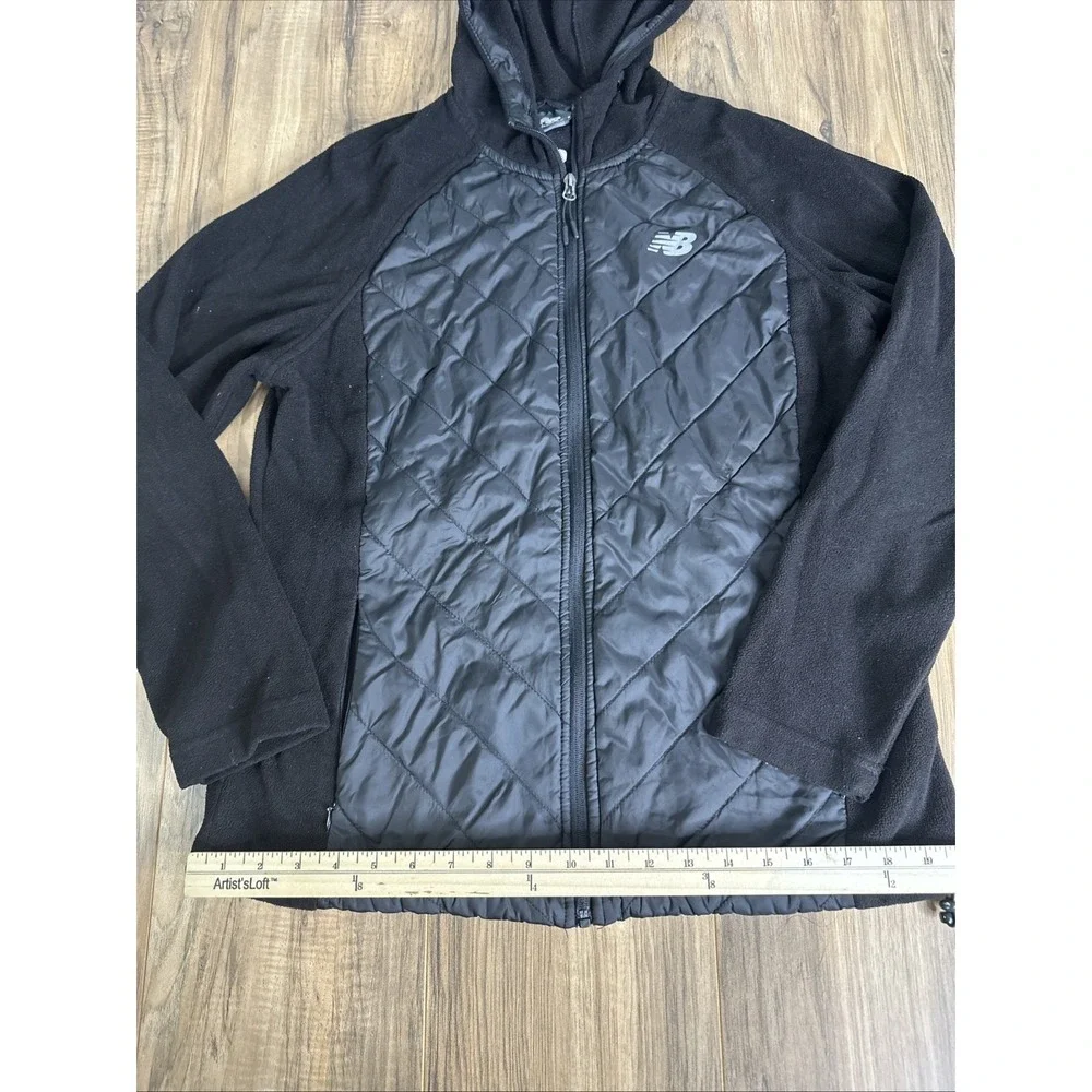 New Balance Women's Large Full Zip Sweater Black‎ - Picture 3 of 12